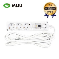 미주 고용량멀티탭 누전차단용 3구 3.0M 연장선 4kW, 미주 고용량멀티탭 누전차단용 3구 3.0M 연장선 4k