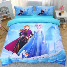 곰돌이푸 이불 커버 세트 베개 순면100, K