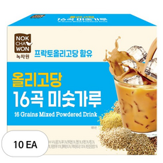 녹차원 올리고당 16곡 미숫가루, 20g, 20개입, 10개