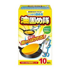 COTTON LABO 油固隊廢油凝固劑, 1個, 油固隊廢油凝固劑10包入