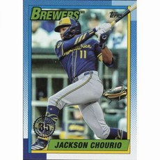 TOPPS 2025 업데이트 잭슨 추리오 밀워키 브루어스 1990 MLB 야구 트레이딩 카드, TOPPS 2025 업데이트 잭슨 추리오 밀워키 브루어
