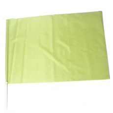 파티로 튼튼한 응원깃발 45cmx65cm 깃발춤 응원용 운동회 깃발, 라임그린, 1개