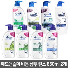 비듬 샴푸 린스 트리트먼트 가려운두피케어 850ml 2개 택1