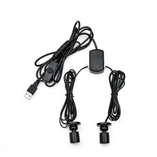 LED投射燈 迷你並聯小射燈 居家裝飾展示燈, 一拖二_正白光【1W  可調亮度】, 正白光