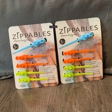 CHENset 創意矽膠拉鍊零食封口繩 1組5入, 1個