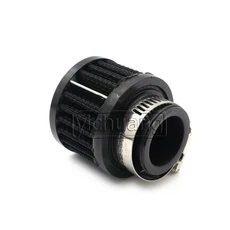 25mm 오토바이 냉각 공기 흡입 필터 키트 크랭크 케이스 벤트 커버 브리더 자동차 엔진 에어, 03 Black