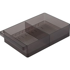 L W37. 2 tower 야마자키 실업(Yamazaki) 냉장고중 수납 케이스 분할 첨부 블랙, 1개