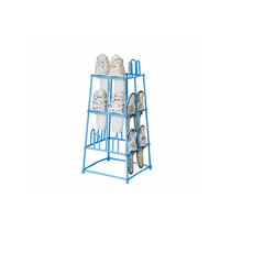 佳斯捷 金元素鞋架 拖鞋架 置物架 整理架 台灣製, 粉, 1個