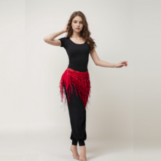 유니넬 스팽글술 밸리 힙스카프 힙커버, 핫핑크