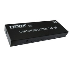 HDMI Ver2.0 매트릭스 분배기 2:4 유전원, 선택없음, 1개