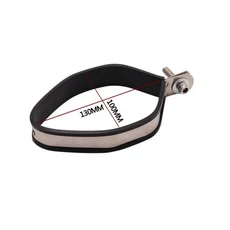 오토바이 배기 원형 크기 육각 파이프 고정 링 스테인레스 스틸 후프 탄소 섬유 배기 파이프 고정 링, 16 130 5