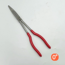 CR-V 90度彎頭尖嘴鉗, 直嘴0°, 1個