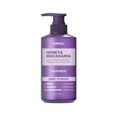 쿤달 허니 앤 마카다미아 단백질 트리트먼트 베이비파우더 500ml x1개, 1개