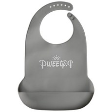 成人防水加大圍兜, 灰, 1個, 1個裝