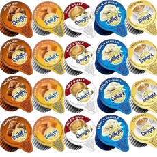 Coffee Creamer Singles Variety Pack – 50 Count | Liquid Shelf Stable Non-Dairy | 5 Flavors (Hal, 1개