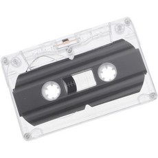 녹음용 빈 오디오 카세트 테이프 DIY 레트로 공예 용품 투명 하드 케이스 벽 장식용 독특한 인사 메시지, 녹음용 빈 오디오 카세트 테이프 DIY 레트로 공예 용