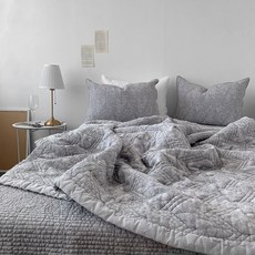 안단테아다지오 피그지그 풍기인견 이불 그레이