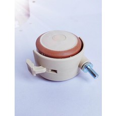 이동식 캐스터 조립식 드레스룸용 바퀴 무볼트 선반용, 6mm 나사형 1개, 1개