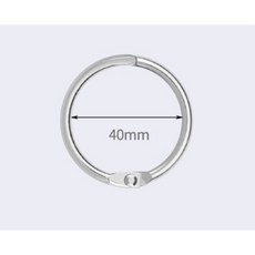 화신 카드링 특대2호 50개입, 40mm, 0.5개