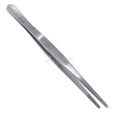 來而康 和豐 一般手術用手動式器械 AE15122 不鏽鋼 鑷子 無鉤 有齒, 1個