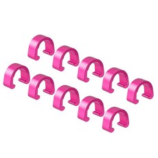 자전거 브레이크 케이블 C 클립 유압 호스 하우징 시프트 클램프 가이드 0pcs, 핑크
