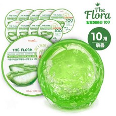 알로에 수딩 보습젤 300ml 10개 피부진정 수분공급 얼굴 몸 전신케어 가정용, 1g, 1개