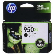 HP 950XL 정품 잉크 카트리지 블랙 (증량) CN045AA, 자세한 내용은 참조, 1개