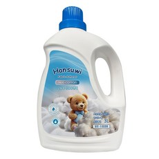 한수위 고농축 고급섬유유연제 허그코튼 본품, 1개, 3L