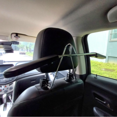 인더비클 차량용옷걸이 자동차옷걸이 헤드레스트 행거, 차량용옷걸이(본품만), 1개, 블랙