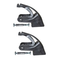 성인용 고무 롤러 스케이트 브레이크 패드 인라인 스케이트 블록 패드 부품 블랙, 1개