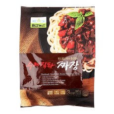 수제직화짜장 990G(3인용)/칠갑농산-3개, 3개, 990g
