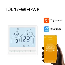 Beok 물 난방 시스템 스마트 온도 조절기 컨트롤러 가스 보일러 집중 장치 용 8 채널 Wifi Thermoatat Actu, 01 220V용, 01 China Mainland, 04 TOL47-WIFI-WP