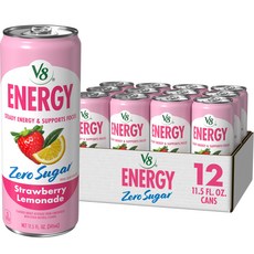 V8 Energy Zero Sugar Cherry Lime Energy Drink 8 fl. oz. Can (6 Pack)
