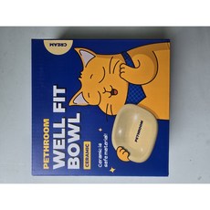 페스룸 반려동물 웰 핏 보울, 크림, 1개