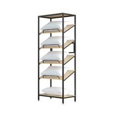 이불 진열장 선반 행거 베개 디피 마트 5단, 2 층 경사 + 3 층 평면