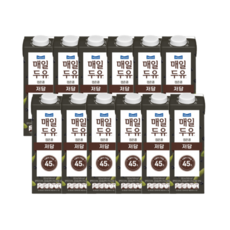 매일두유 검은콩 저당두유, 950ml, 12개