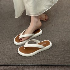 캐슬 여성 발편한 여름 쪼리 슬리퍼
