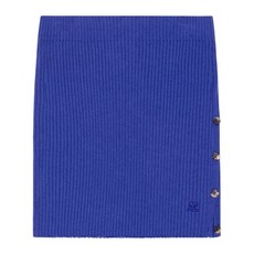 꾸레쥬 골지 미니 스커트