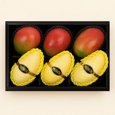 ms 2025 과일선물 13호 골드망고 3과 망고 3과, 단품, 1