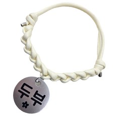 가볍고 편안한 강아지목걸이 고양이인식표 애견목걸이, 17.올데이볼드아이보리, 1개