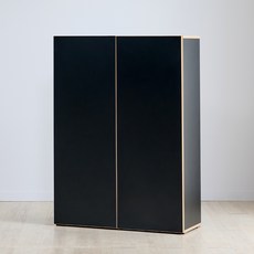 브루노 모어 3단 E0 수납장 1200 800 높은 수납장 거실수납장, 브루노 모어 블랙 800 3단