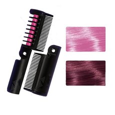 Easilydays 임시 헤어 초크 빗 염료 성인용 탁 가능한 컬러 메이크업 스포츠 이벤트 할로윈 크리스마스 생일 코스프레 축제 DIY 파티 06# 라이트 블루 [호환], 03# 핑크