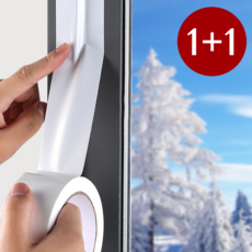 쏘리브 방풍 테이프 문틈 외풍 차단 틈새 문풍지 10m, 2개