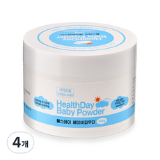 헬스데이 베이비파우더, 100g, 4개
