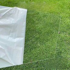 투명 pc보드 지붕 아크릴 캐노피 유리창 투명보드 롤, A_50x100cm, 두께 1mm