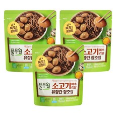 풀무원 소고기 메추리알 유정란 장조림, 125g, 3개
