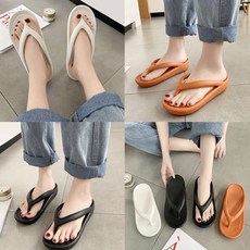 여자 마카롱 키높이쪼리 3센치 통굽 폭신한슬리퍼