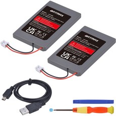 소니 PS3 플레이스테이션 3 컨트롤러 식스액시스 듀얼쇼크 CECHZC2E CECHZC2U용 Batmax 2Pc LIP1359 배터리 교체, Batmax 2개 세트 LIP1359 배터리 교체용 S