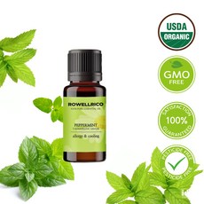 오가닉 에센셜오일 페퍼민트 10ml, 1개