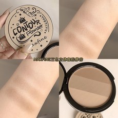 MAXFINE三色立體修容盤 鼻影 陰影 修容 顯臉小 提亮 粉質細膩 小紅書 美妝, 1個, 01#咖棕修容, 咖棕修容